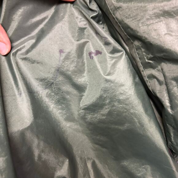 Mossi Racing Parka Jacket Hooded Quilted Shiny Full Zip Winter Athletic Perform - Picture 15 of 15